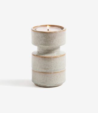 Farmhouse Candle Holders Wooden Small Pillar